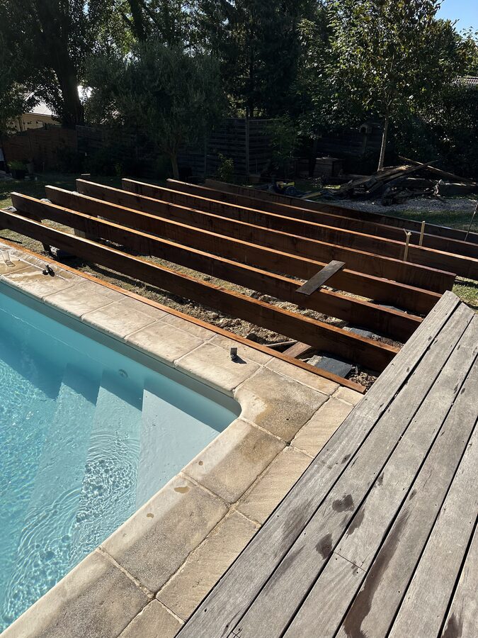 Ossature bois — structure terrasse — Seine Bâtisseur