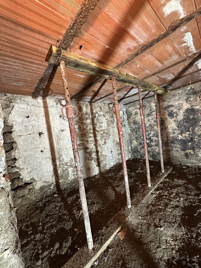 Renforcement de structure — cave — Seine Bâtisseur